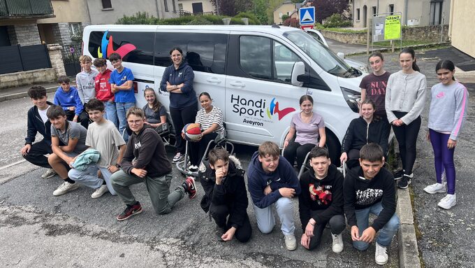 Découverte du handisport en 5eme. 